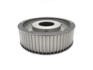 Flanged pulleys